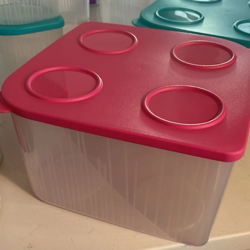 Colorful Stackable Storage Containers - Picture 3 of 4